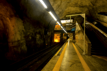 Rio underground rail, Rio, Brazil