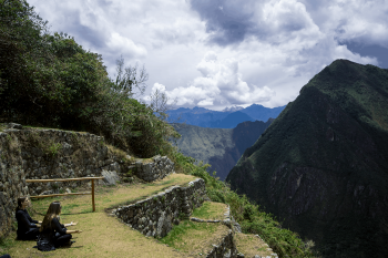 Meditators, Machu Picchu, Peru