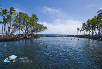 Natural tide pool, Big Island