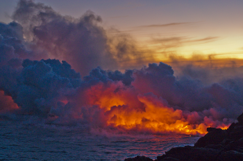 Volcano eruption-Big-island-Hawaii