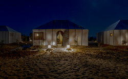 Sahara desert tent