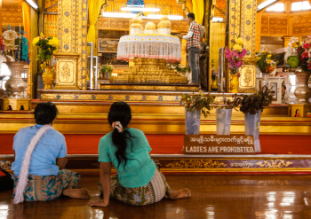 Shwedagon Pagoda temple, Rangoon