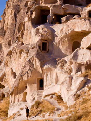 Cave dwellings, Cappadocia, Turkey