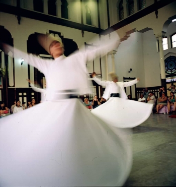 Whirling Dirvishes, Instanbul, Turkey